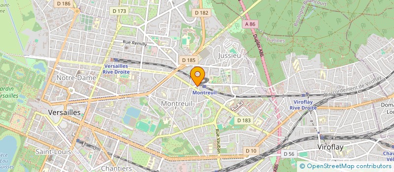 localisation de l'entreprise MON BEAU QUARTIER à VERSAILLES