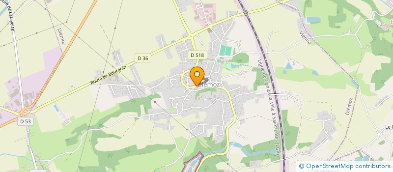 localisation de l'entreprise MON BEBE BIO ET MOI à DIEMOZ