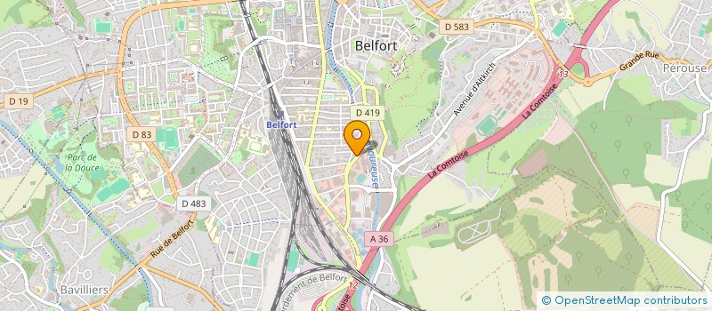 localisation de l'entreprise MON BEL IMMO  BELFORT
