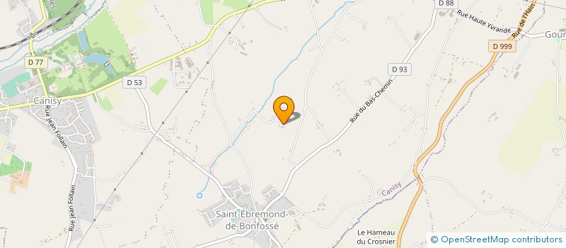 localisation de l'entreprise MON BIAU PARQUET  CANISY