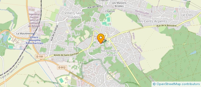 localisation de l'entreprise MON-BIEN-NEUF  NEAUPHLE-LE-CHATEAU