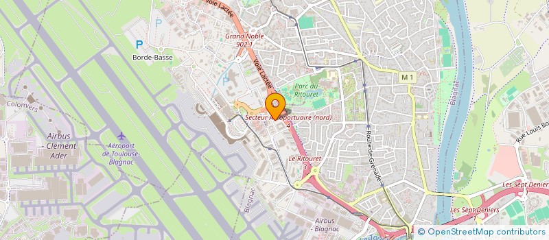 localisation de l'entreprise MON BISTROT  BLAGNAC