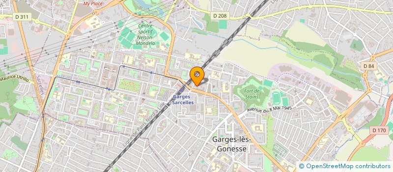 localisation de l'entreprise MON BISTROT  GARGES-LES-GONESSE