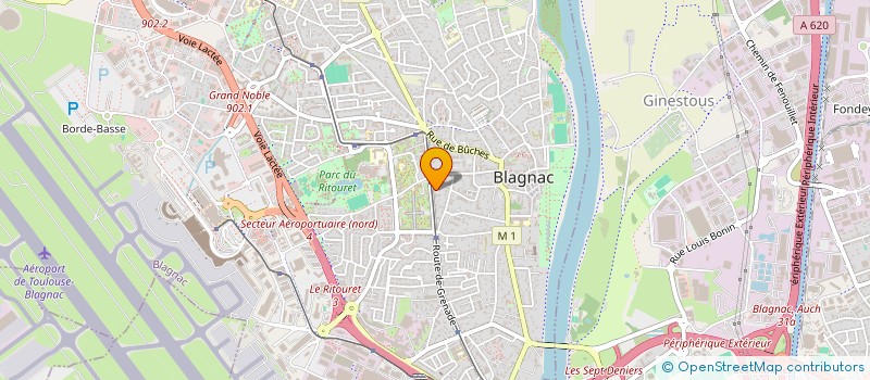 localisation de l'entreprise MON BISTROT CHIC à BLAGNAC