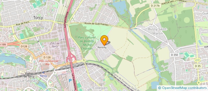 localisation de l'entreprise MON-BO.FR  BUSSY-SAINT-MARTIN