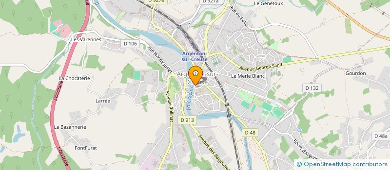 localisation de l'entreprise MON BOCAL ARGENTON à ARGENTON-SUR-CREUSE
