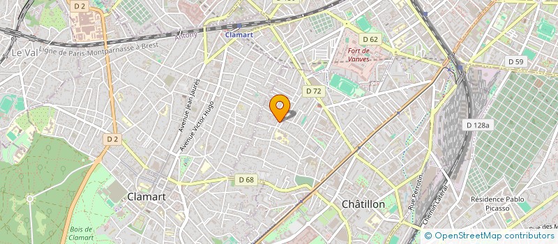 localisation de l'entreprise MON BOL D'AIR à CHATILLON