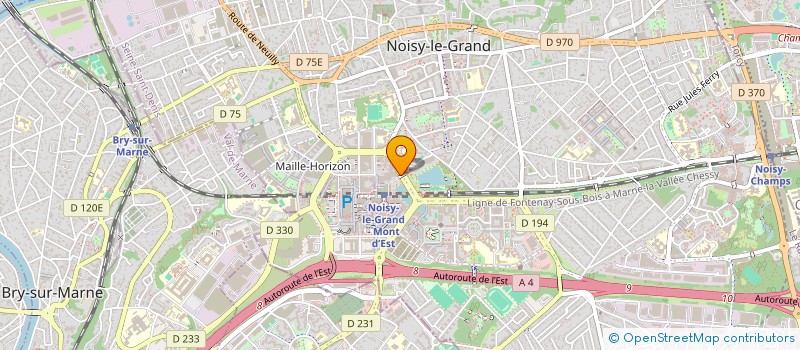 localisation de l'entreprise MON BUBBLE  NOISY-LE-GRAND