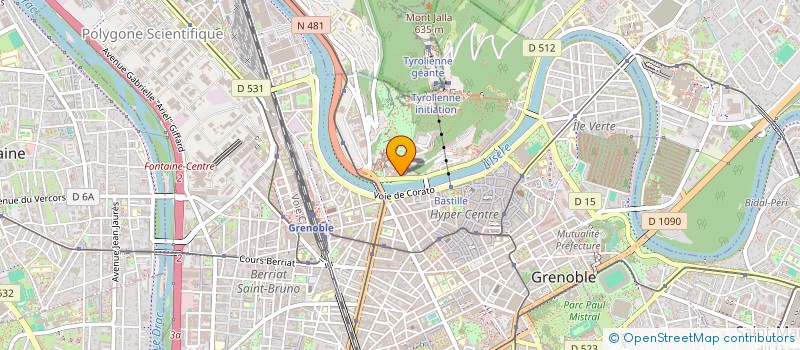 localisation de l'entreprise MON BUREAU PATRIMONIAL à GRENOBLE