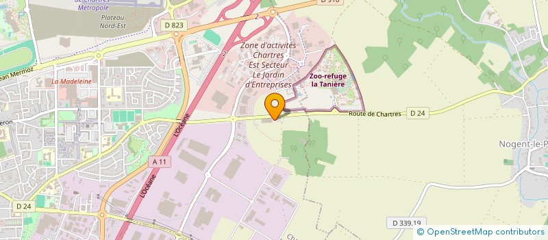 localisation de l'entreprise MON BURGER CHARTRES à CHARTRES