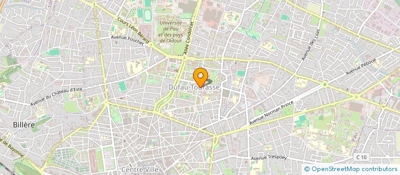 localisation de l'entreprise MON CAMPUS GEEK ET OTAKU à PAU