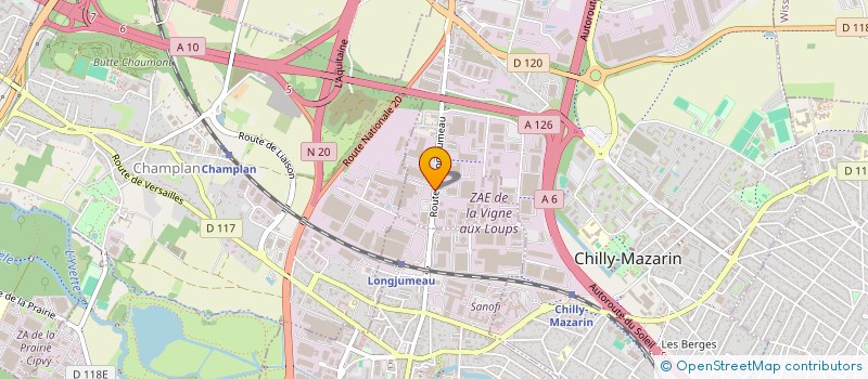 localisation de l'entreprise MON CAVISTE LOGISTIQUE à CHILLY-MAZARIN