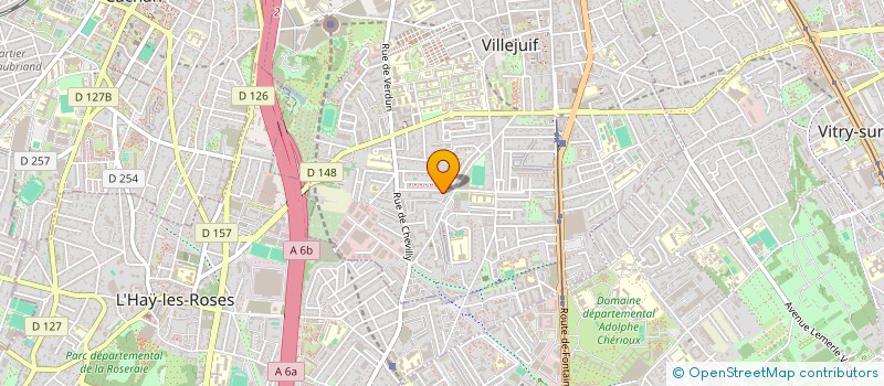 localisation de l'entreprise MON CHAUFFEUR à VILLEJUIF