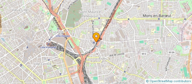 localisation de l'entreprise MON-CHAUFFEUR à LILLE