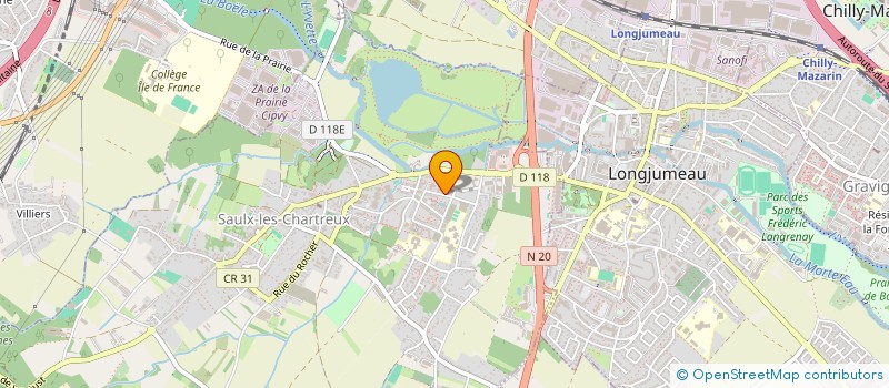 localisation de l'entreprise MON CHAUFFEUR  CHILLY-MAZARIN