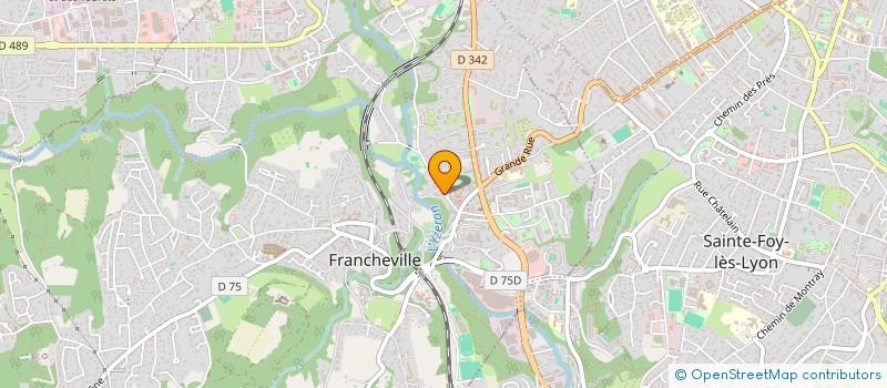 localisation de l'entreprise MON CHAUFFEUR LYONNAIS 69  FRANCHEVILLE