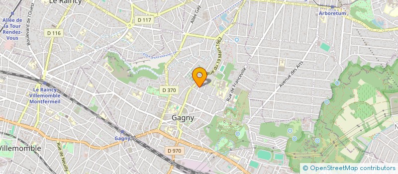 localisation de l'entreprise MON CHAUFFEUR & MOI  GAGNY