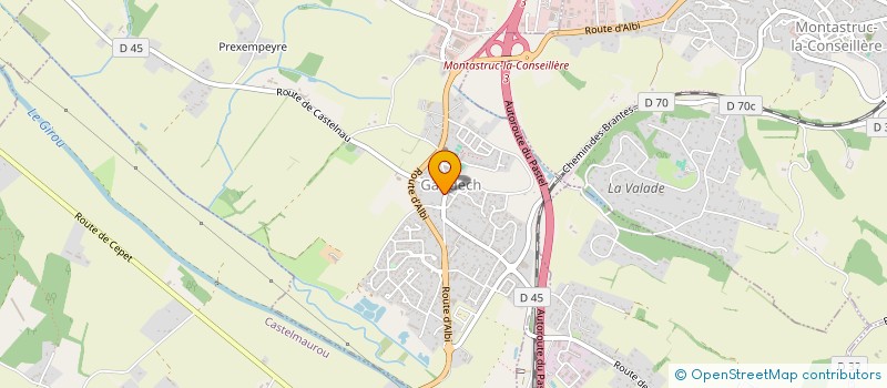 localisation de l'entreprise MON CHAUFFEUR PRIVILEGE- M.C.P  GARIDECH