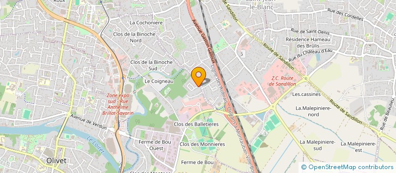 localisation de l'entreprise MON CHEZ MOI à ORLEANS