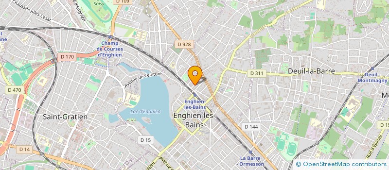 localisation de l'entreprise MON CHEZ MOI à ENGHIEN-LES-BAINS