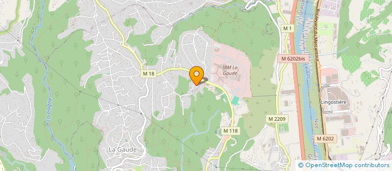 localisation de l'entreprise MON CHEZ TOIT IMMOBILIER  LA GAUDE