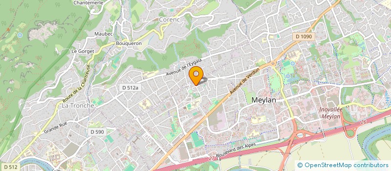 localisation de l'entreprise MON CHIEN, MA VIE  MEYLAN