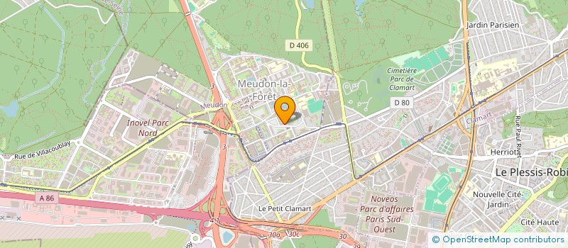 localisation de l'entreprise MON CHIEN RELAX  MEUDON