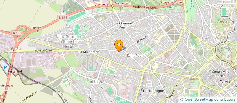 localisation de l'entreprise MON COACH PERSO  LE FRESNE-CAMILLY