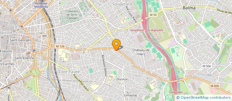 localisation de l'entreprise MON COACH PHARMA  TOULOUSE