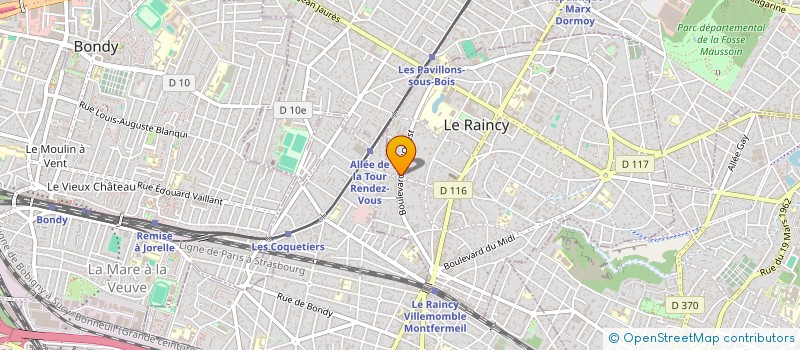 localisation de l'entreprise MON COACH SCOLAIRE à LE RAINCY