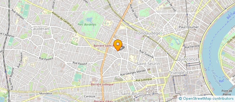 localisation de l'entreprise MON COCON à BORDEAUX