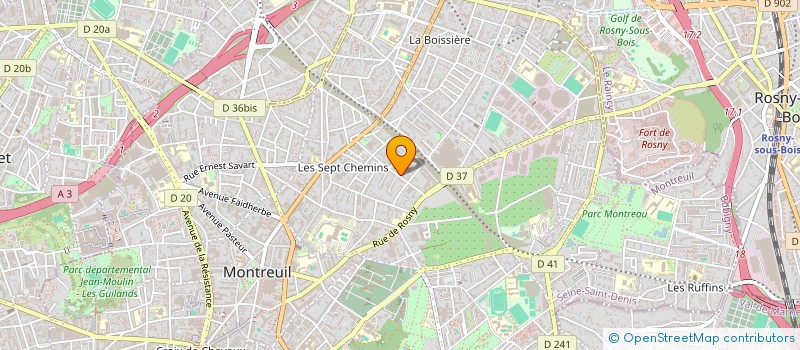 localisation de l'entreprise MON COEUR BASCULE à MONTREUIL