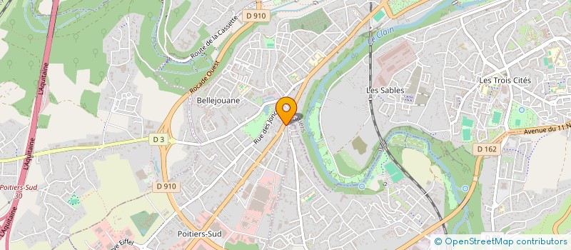localisation de l'entreprise MON CONCEPT BEAUTE à POITIERS