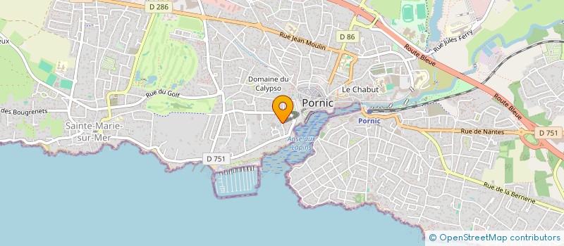 localisation de l'entreprise MON CONSEILLER GESTION à PORNIC