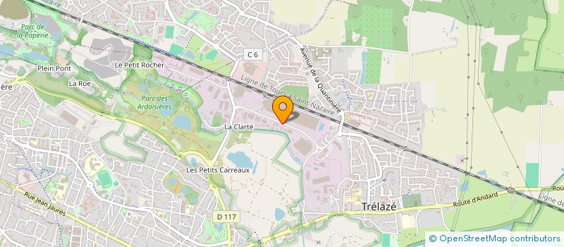 localisation de l'entreprise MON CONTROLE TECHNIQUE TRELAZE  TRELAZE