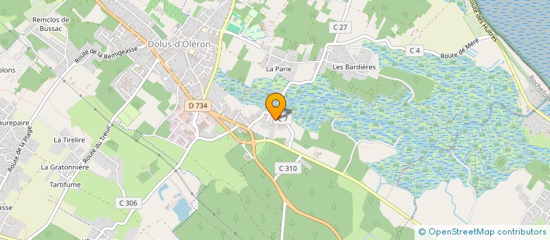 localisation de l'entreprise MON COPAIN  DOLUS-D OLERON