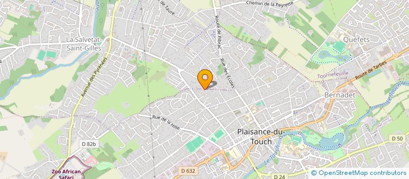 localisation de l'entreprise MON COPAIN SOMMELIER  LA SALVETAT-SAINT-GILLES