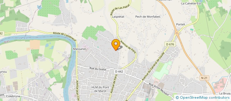 localisation de l'entreprise MON CORPS MA SOURCE DE BIEN ETRE  VILLENEUVE-SUR-LOT