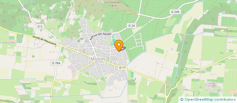 localisation de l'entreprise MON COURTIER ASSURE  MOURIES