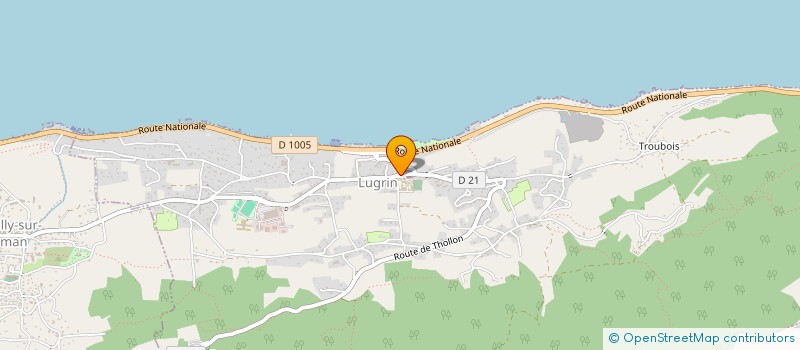 localisation de l'entreprise MON COWORK  LUGRIN