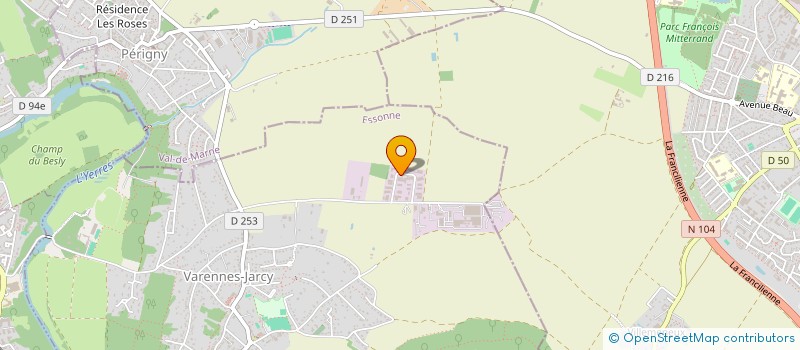 localisation de l'entreprise MON DELICIEUX PANIER  VARENNES-JARCY