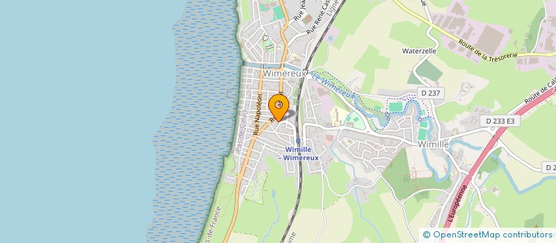 localisation de l'entreprise MON DESIR  WIMEREUX