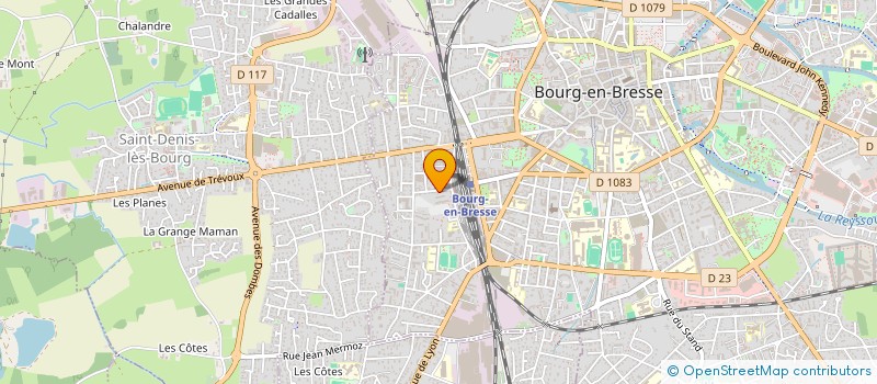 localisation de l'entreprise MON DOLMEN à BOURG-EN-BRESSE