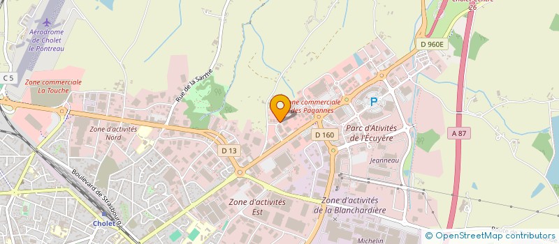 localisation de l'entreprise MON DOUX REVE à CHOLET