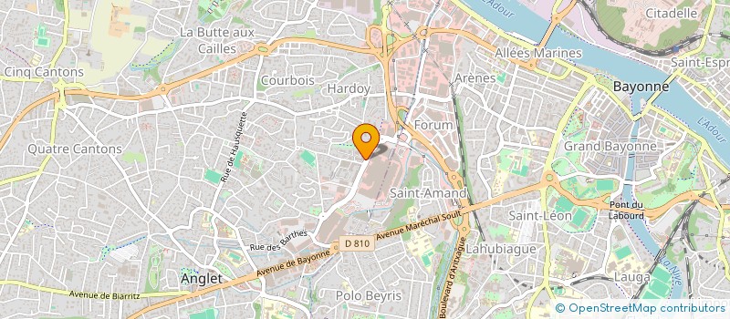 localisation de l'entreprise MON DRESSING ET MOI  ANGLET