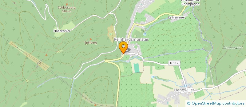 localisation de l'entreprise MON ELECTRICIEN - KISTER BRUNO  REINHARDSMUNSTER