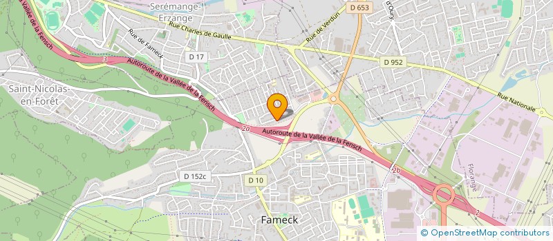 localisation de l'entreprise MON ETOILE  FAMECK