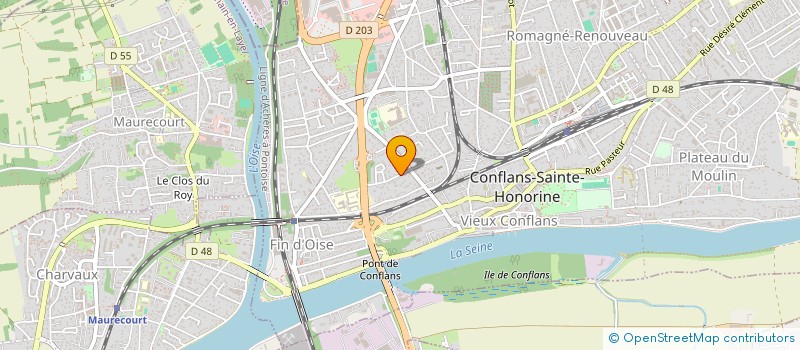 localisation de l'entreprise MON EXPERT DSI  CONFLANS-SAINTE-HONORINE