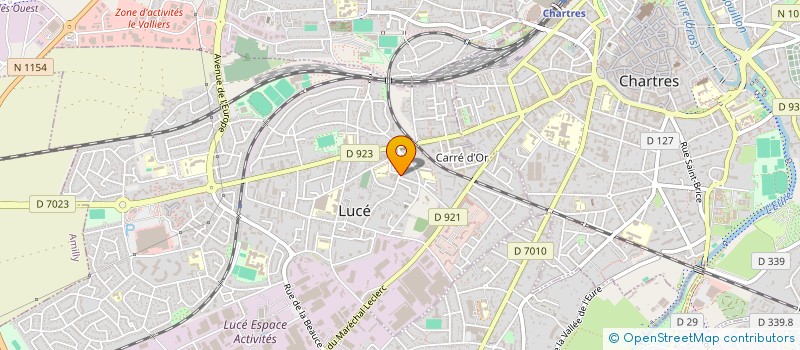 localisation de l'entreprise MON EXPERT FONCIER à LUCE