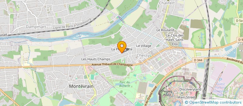 localisation de l'entreprise MON EXPERT RENO à CHESSY